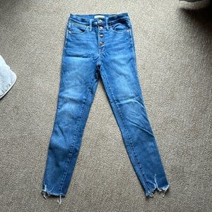 Madewell high rise Jeans, 27 Tall
